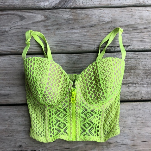 Victoria's Secret Other - Victoria’s Secret Very Sexy Lined Demi Neon Bra